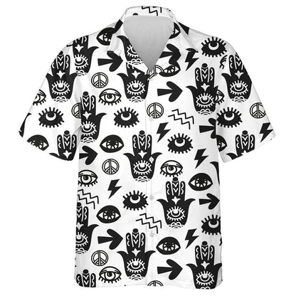 Patchwork Fhéile I gCúlra Dathúil Indiach Dearadh Hippie Léine Haváí, Bronntanas Léine Haváíais, Bronntanas Nollag