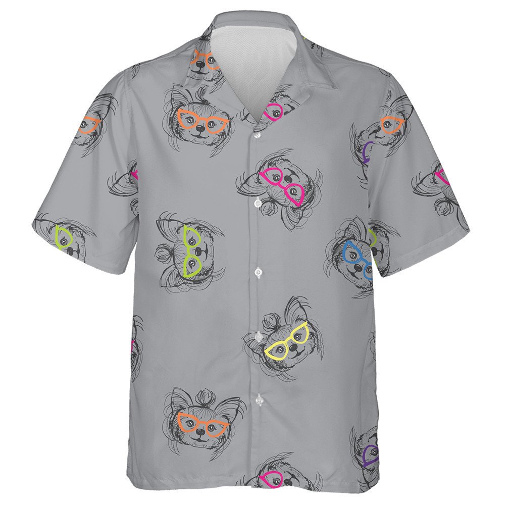 Líníocht Sceitseála Madra-Bhrocaire York Le Léine Haváích Sunglass ildaite, Bronntanas Léine Haváís, Bronntanas Nollag