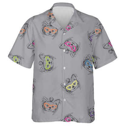 Líníocht Sceitseála Madra-Bhrocaire York Le Léine Haváích Sunglass ildaite, Bronntanas Léine Haváís, Bronntanas Nollag