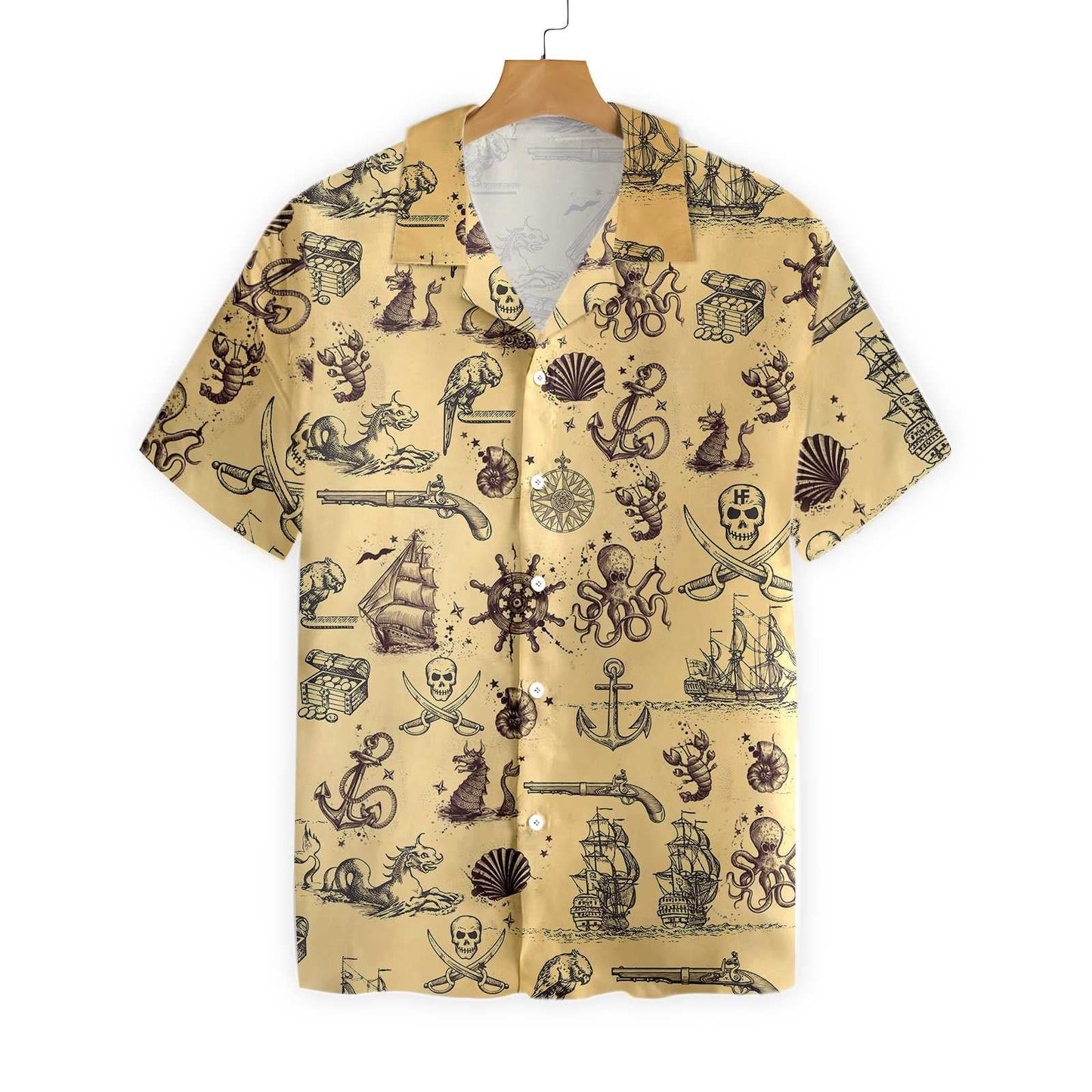 Nice Map Of The King Pirate Hawaiian Shirt,Hawaiian Shirt Gift, Christmas Gift