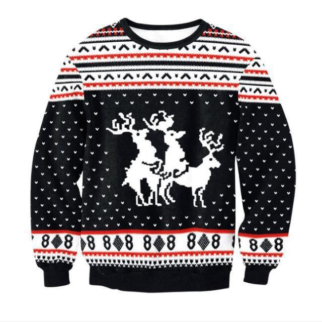 Deer Christmas Ugly Christmas Sweater, Christmas Gift, Gift Christmas 2024