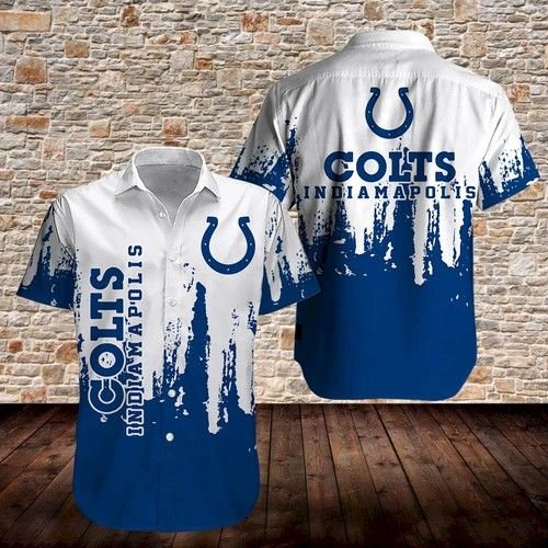 Indianapolis Colts Hawaiian Shirt, Hawaiian Shirt Gift, Christmas Gift