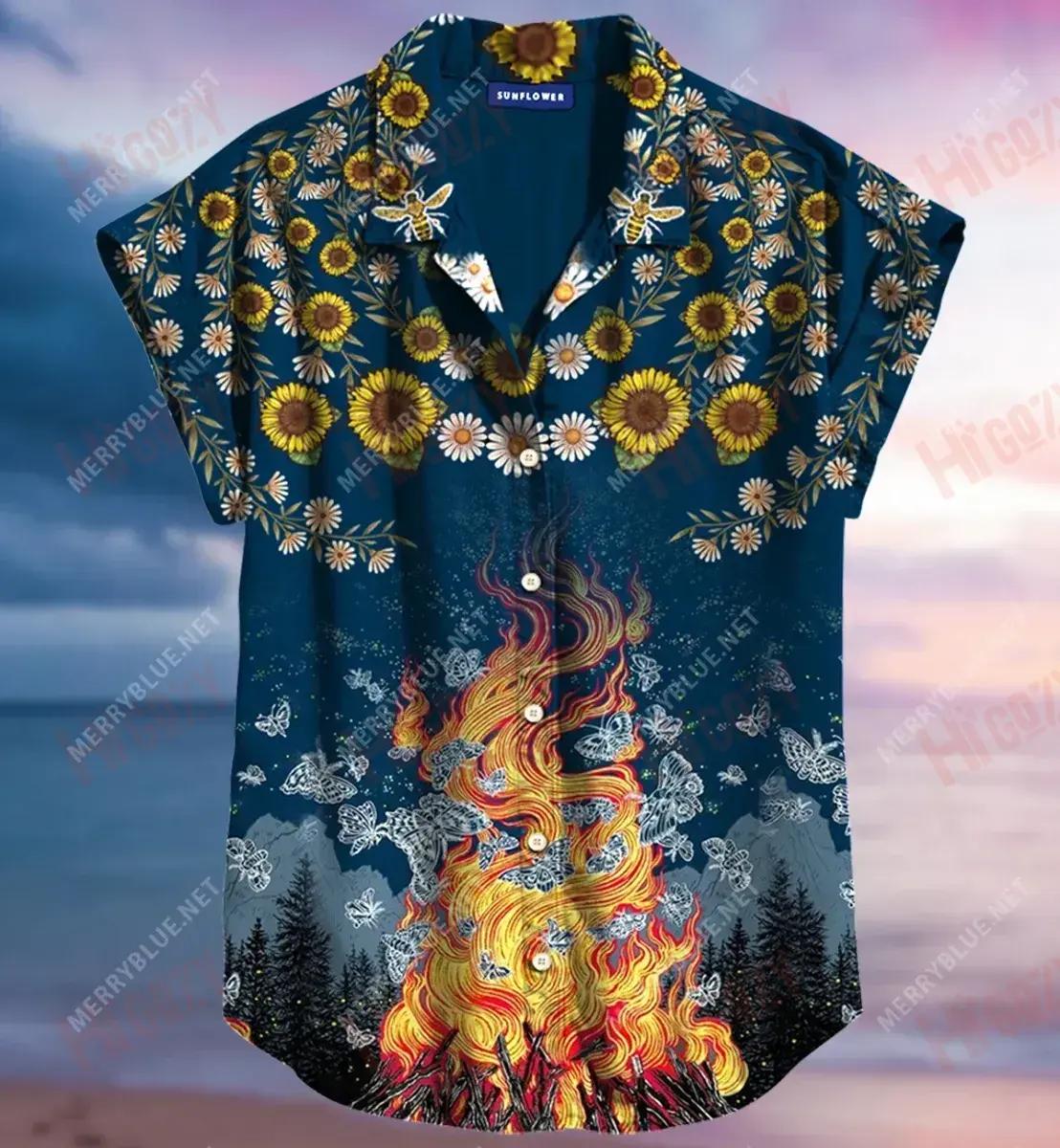 Muinchille Gearr Samhraidh Léine Haváís Léinte Haváís is Fearr do Mhná, Bronntanas Léine Haváíais, Bronntanas Nollag