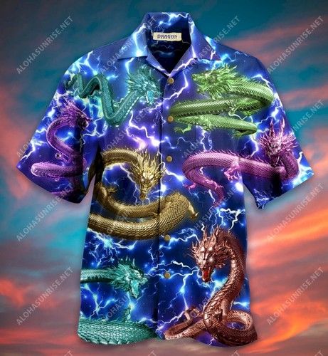 Dragon Power Hawaiian Shirt_Hawaiian Shirt Gift, Christmas Gift