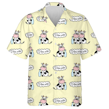 Indian Cows And Floral Polka Dots Hawaiian Shirt, Hawaiian For Gift