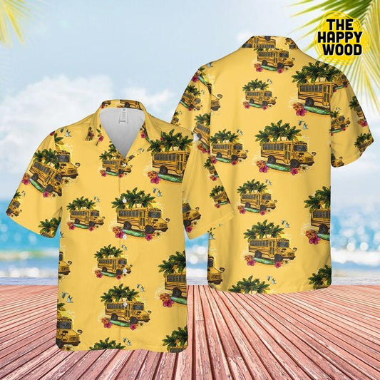 Bus Driver Hawaiian Hawaii Shirt,Hawaiian Shirt Gift, Christmas Gift