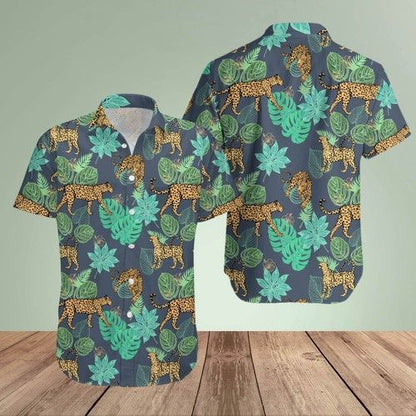 Dearadh Priontála Patrún Panther Léine Haváís, Bronntanas Léine Haváíais, Bronntanas Nollag