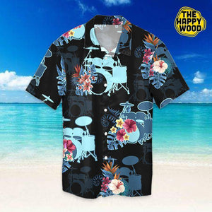 Drum Hawaiian Hawaii Shirt, Hawaiian Shirt Gift, Christmas Gift