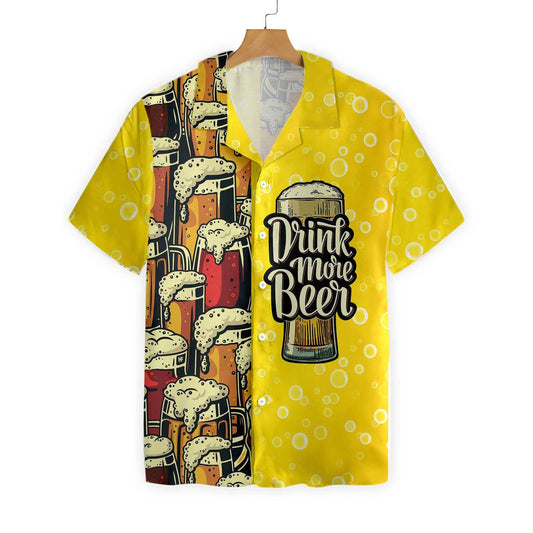 I Love Drinking More Beer Hawaiian Shirt, Hawaiian For Gift