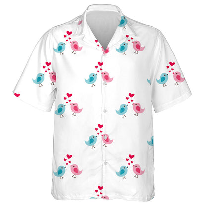 Lánúin Éan Gorm Agus Bándearg i nGrá Le Hearts Léine Haváís, Bronntanas Léine Haváís, Bronntanas Nollag