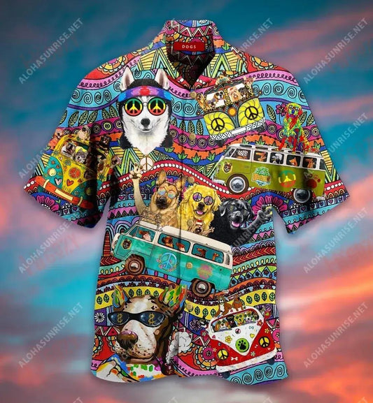 Síocháin do Mhadraí Léine Gearr Haváís Samhraidh T Léinte haváíais Léinte haváíais Oirbheartaíochta Léinte haváíais do Mhná, Bronntanas Léine Haváíais, Bronntanas Nollag