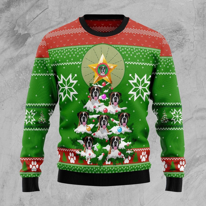 Boxer Pine Ugly Christmas Sweater,Christmas Gift,Gift Christmas 2022