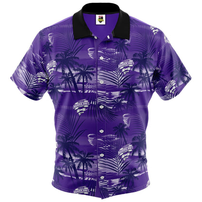 Bbl Hobart Hurricanes Hawaiian Aloha Shirt Adult Hawaiian Shorts Beach Short Sleeve ,Hawaiian Shirt Gift, Christmas Gift
