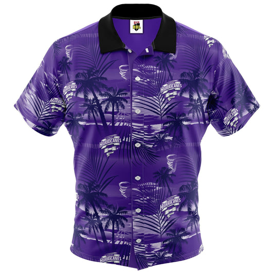 Bbl Hobart Hurricanes Hawaiian Aloha Shirt Adult Hawaiian Shorts Beach Short Sleeve ,Hawaiian Shirt Gift, Christmas Gift