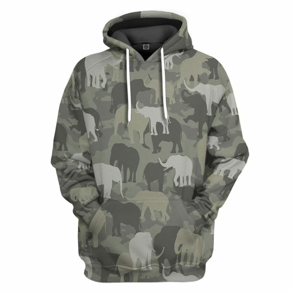 Eilifintí 3D Camo Saincheaptha Tshirt Hoodie Apparel