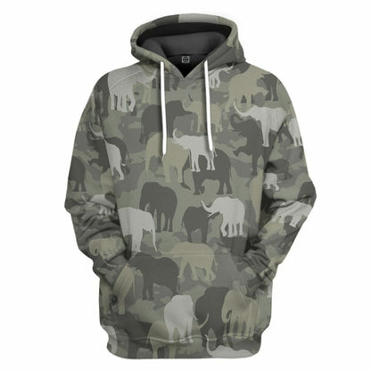 Eilifintí 3D Camo Saincheaptha Tshirt Hoodie Apparel