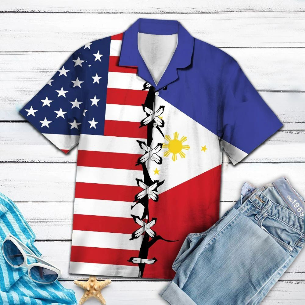 Bratach Uafásach de Phatrún Fréamh Mheiriceá agus na hOileáin Fhilipíneacha Léine Haváís, Bronntanas Léine Haváís, Bronntanas Nollag