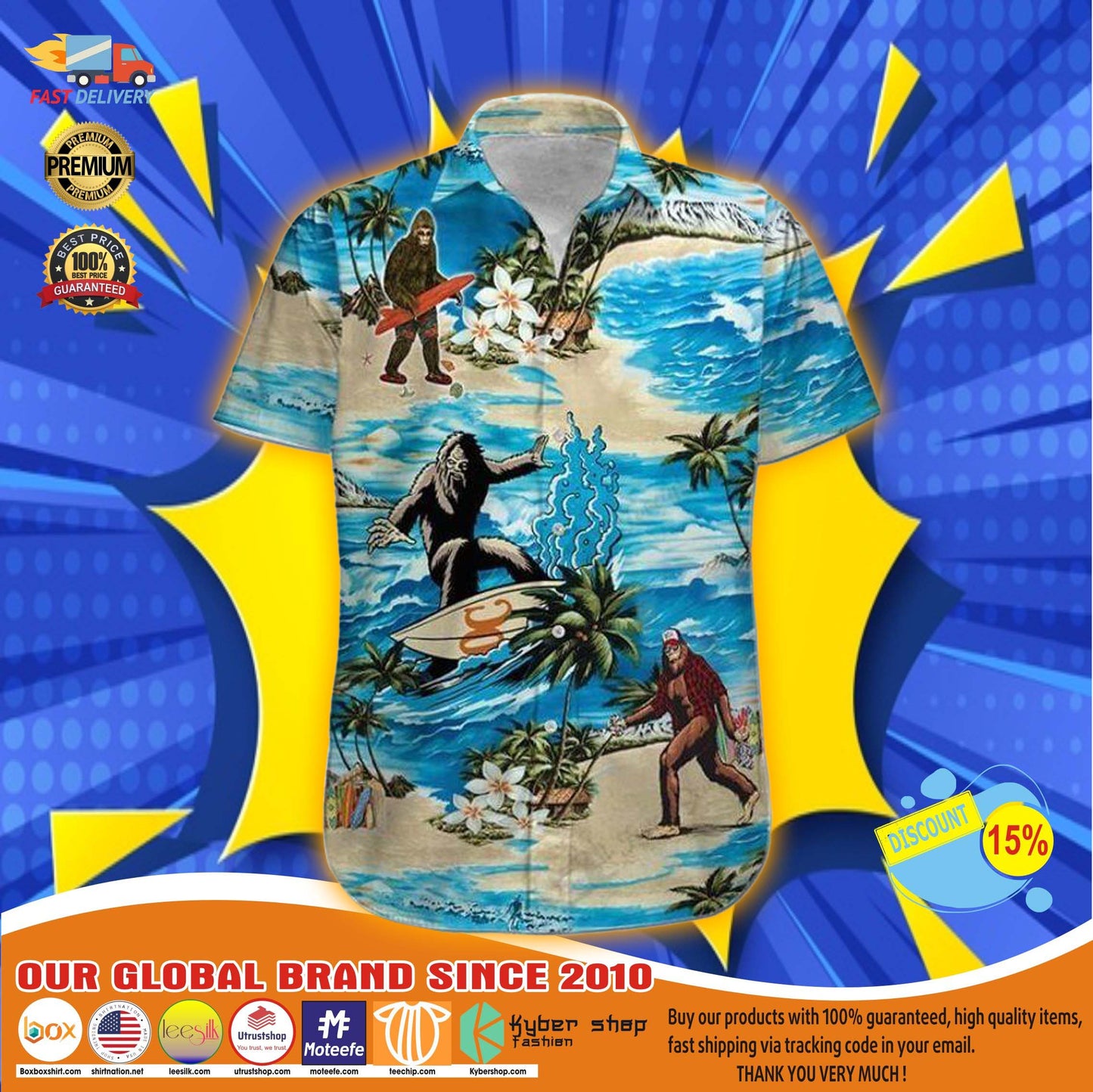 Big foot hawaiian shirt ,Hawaiian Shirt Gift, Christmas Gift