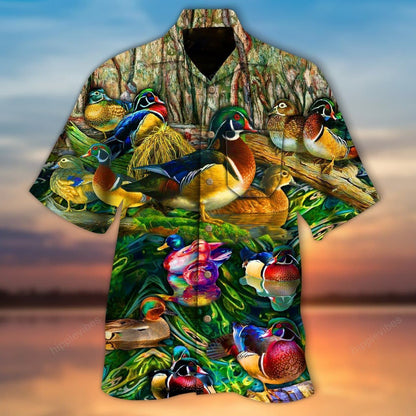 Welcome To The Duck Side Design Hawaiian Shirt, Hwaiian For Gift