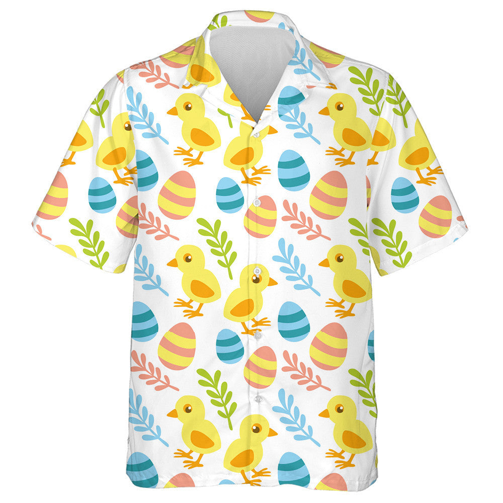 Sicín Beag Babaí Le Uibheacha Cásca Agus Duilleoga Léine Haváís, Bronntanas Léine Haváíais, Bronntanas Nollag