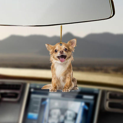 Bronntanas saoil grá Chihuahua le haghaidh ornáide lovers chihuahua, Ornáid Nollag Shona, Bronntanas Nollag, Maisiú Nollag