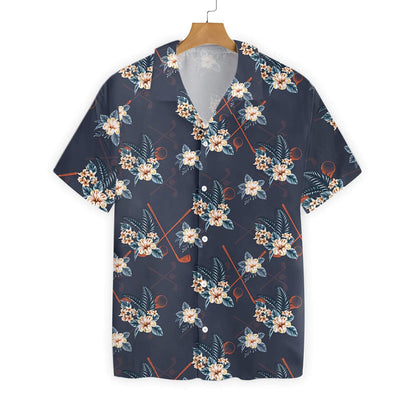 Tropical Golf 4 In Dark Design Hawaiian Shirt,Hawaiian Shirt Gift, Christmas Gift