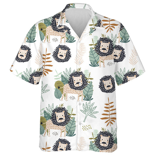 Lions Greannmhar Agus Duilleoga Trópaiceacha Léine Haváís, Bronntanas Léine Haváí, Bronntanas Nollag