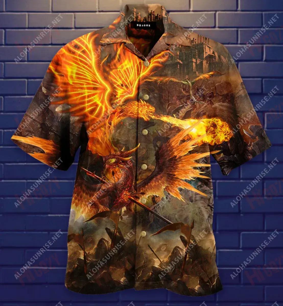 Cosnaíonn Dragon Warrior Tú i gCónaí Fiú nuair a bhíonn Léinte Haváise Gearr Saoire Léinte Tropacha Léinte Grinn Haváí Léinte Greannmhar Haváise, Bronntanas Léine Haváís, Bronntanas Nollag