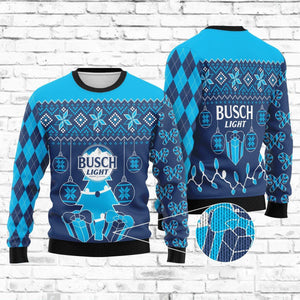 Busch Beer Ugly Christmas Sweater,Christmas Ugly Sweater,Christmas Gift,Gift Christmas 2022