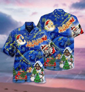 Christmas Sky Hawaiian Shirt, Hawaiian Shirt Gift, Christmas Gift