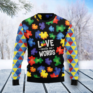 Autism Love Ugly Christmas Sweater Christmas Tshirt Hoodie Apparel,Christmas Ugly Sweater,Christmas Gift,Gift Christmas 2022