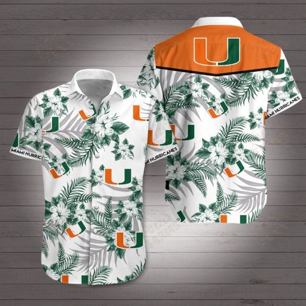 Miami Hurricanes Hawaiian Shirt, Hawaiian Shirt Gift, Christmas Gift