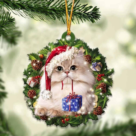 British Longhair and Christmas gift for her gift for him gift for British Longhair lover ornament, Christmas Ornament Gift, Christmas Gift, Christmas Decoration