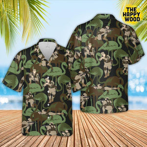 America Army Hawaiian Hawaii Shirt, Christmas Gift