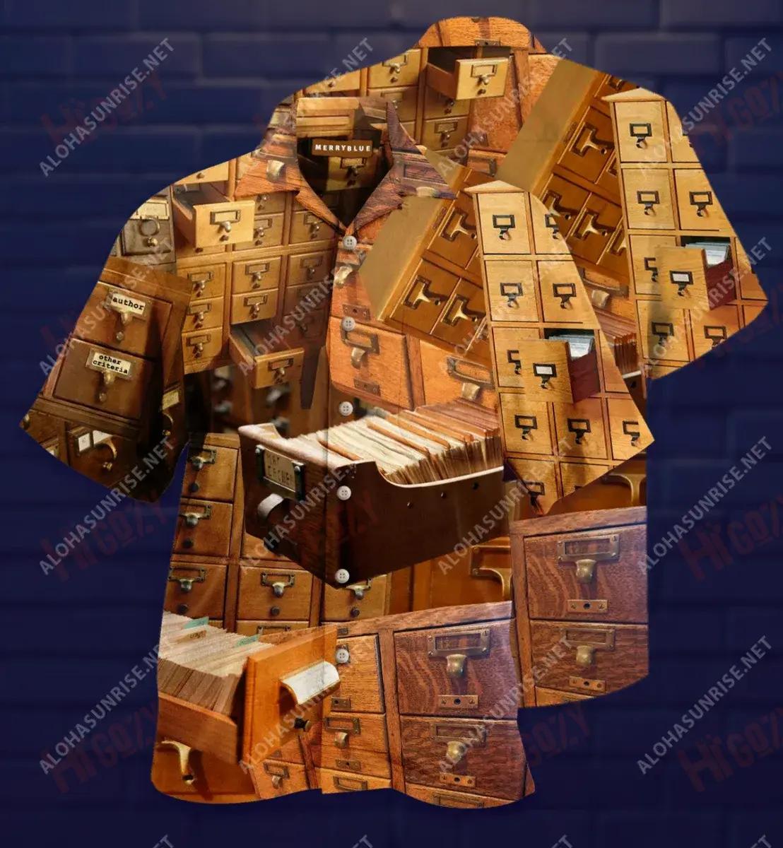 I'M A Librarian Not An Oracle Unisex Short Sleeve Shirt Summer Hawaiian T Shirts Vintage Hawaiian Shirts Hawaiian Shirt Pattern, Hawaiian Shirt Gift, Christmas Gift