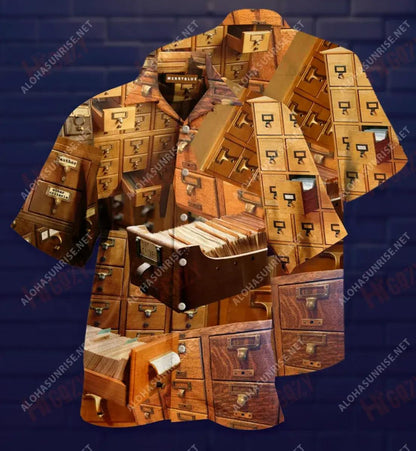 I'M A Librarian Not An Oracle Unisex Short Sleeve Shirt Summer Hawaiian T Shirts Vintage Hawaiian Shirts Hawaiian Shirt Pattern, Hawaiian Shirt Gift, Christmas Gift