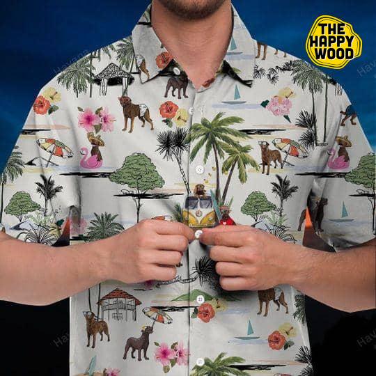 Chesapeake Bay Retriever Hawaiian Shirt Hawaiian Shirt Hawaii Beach Retro, Hawaiian Shirt Gift, Christmas Gift