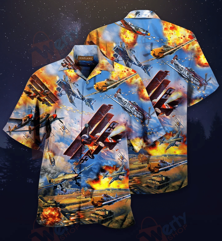 Find Airplane On War Hawaiian Shirt_Hawaiian Shirt Gift, Christmas Gift