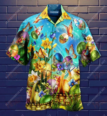 Bíodh Léine Haváise Beannaithe na Cásca agat Caitheamh aimsire Aloha Shirt Léinte Haváís is Fearr Patrún Léine Haváís, Bronntanas Léine Haváís, Bronntanas Nollag