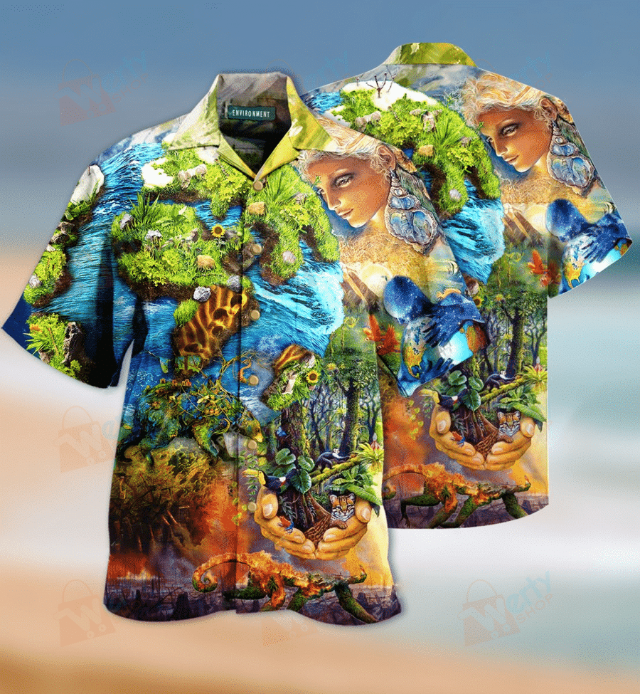 Environmental Protection Hawaiian Shirt, Hawaiian Shirt Gift, Christmas Gift