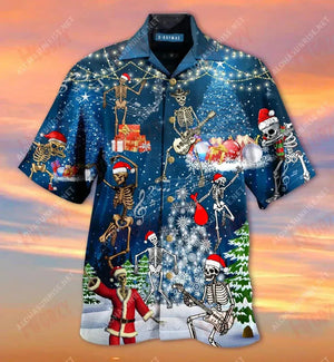 X-Raymas Short Hawaiian Shirt Vacation Short Sleeve Hawaiian Crazy Shirts Hawaiian Shirts For Women, Hawaiian Shirt Gift, Christmas Gift