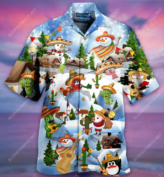 Merican Abair Nollaig Shona Laethanta Saoire Léine Haváise Gearr Léinte haváíais Léinte Crazy haváíais Patrún Léine Haváíais, Bronntanais Léine haváíais, Bronntanas Nollag