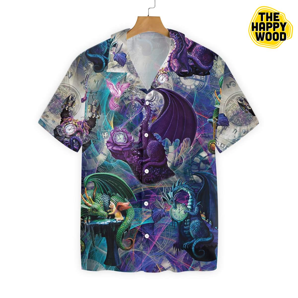 Mythology Dragon Hawaiian Shirt, Hawaiian Shirt Gift, Christmas Gift