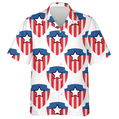 The Shield Superhero At The Style Of American Flag Hawaiian Shirt, Hawaiian Shirt Gift, Christmas Gift