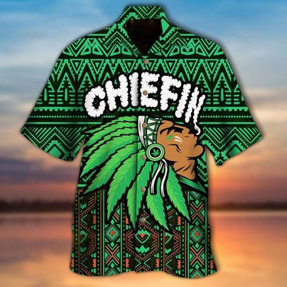Chiefin Native American Hawaiian Shirts_Hawaiian Shirt Gift, Christmas Gift