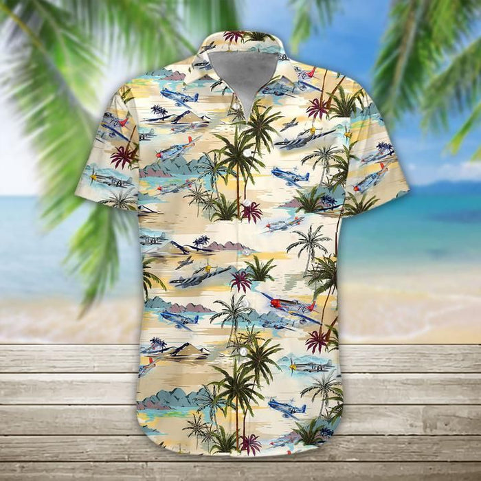 Aircraft Hawaiian Aloha Shirt Unisex Full Size Adult Colorful Hawaiian Shorts Beach Short Sleeve, Hawaiian Shirt Gift, Christmas Gift