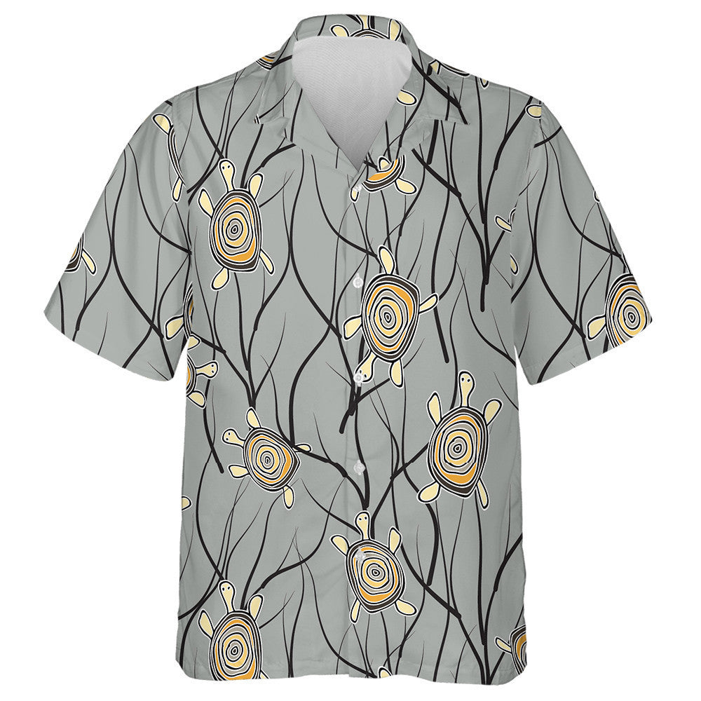 Simple Trendy Turtle And Clown Fish Hawaiian Shirt,Hawaiian Shirt Gift, Christmas Gift