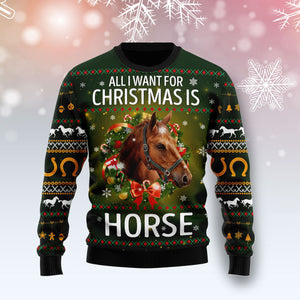 Horse All I Need For Christmas Ugly Christmas Sweater, Christmas Ugly Sweater,Christmas Gift,Gift Christmas 2022