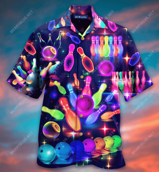 Bowling This Is How I Roll Hawaiian Aloha Shirt Hawaiian Shorts Beach Short Sleeve,Hawaiian Shirt Gift, Christmas Gift