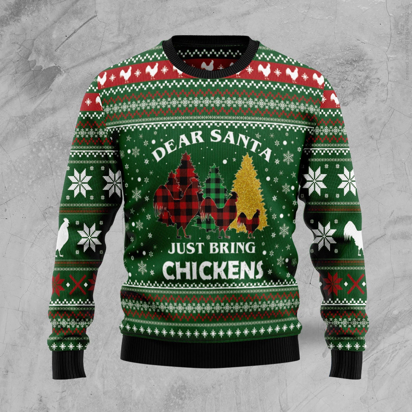 Dear Santa Just Bring Chickens HT102709 Ugly Christmas Sweater unisex womens & mens, couples matching, friends, funny family sweater gifts (plus size available) Ugly Christmas Sweater,Christmas Ugly Sweater,Christmas Gift,Gift Christmas 2024